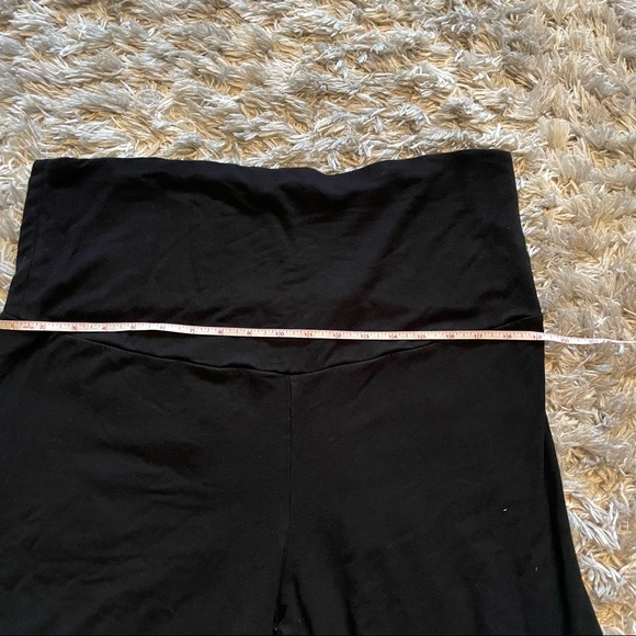 Gap size XL Maternity Pure Body Full Panel Crop Leggings Black - Picture 2 of 3